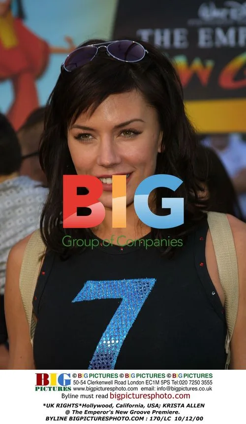 Krista Allen at Emperor's New Groove Premiere