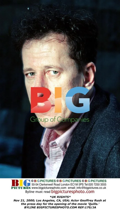 Geoffrey Rush at 'Quills' press day