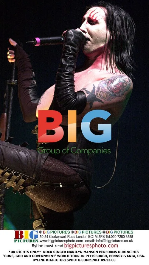 Marilyn Manson Performs During 'Guns, God and Government' Tour