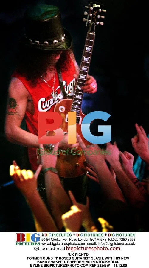 Slash Performs with Snakepit in Stockholm