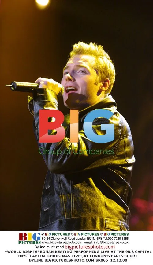 Ronan Keating Performing at Capital Christmas Live