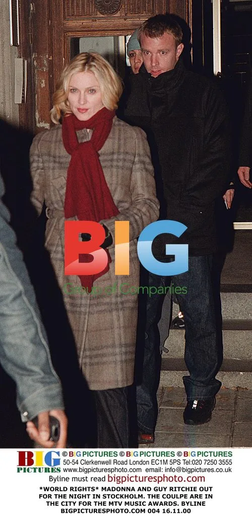 Madonna and Guy Ritchie out in Stockholm