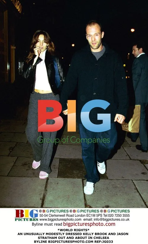 Kelly Brook and Jason Statham in Chelsea