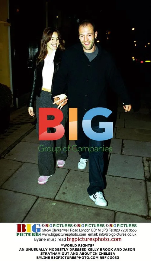 Kelly Brook and Jason Statham in Chelsea