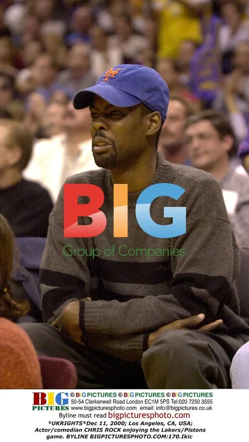 Chris Rock at Lakers/Pistons game