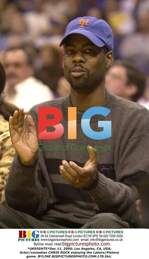 CHRIS ROCK at Lakers/Pistons Game