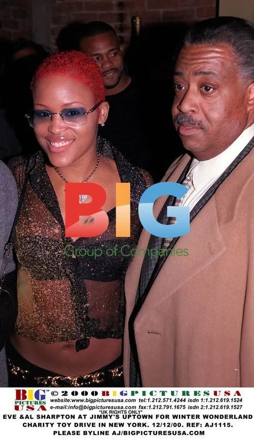 EVE & AL SHARPTON AT WINTER WONDERLAND CHARITY TOY DRIVE
