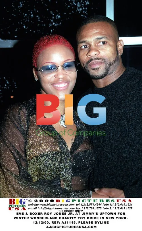 Eve & Boxer Roy Jones Jr. at Winter Wonderland Toy Drive