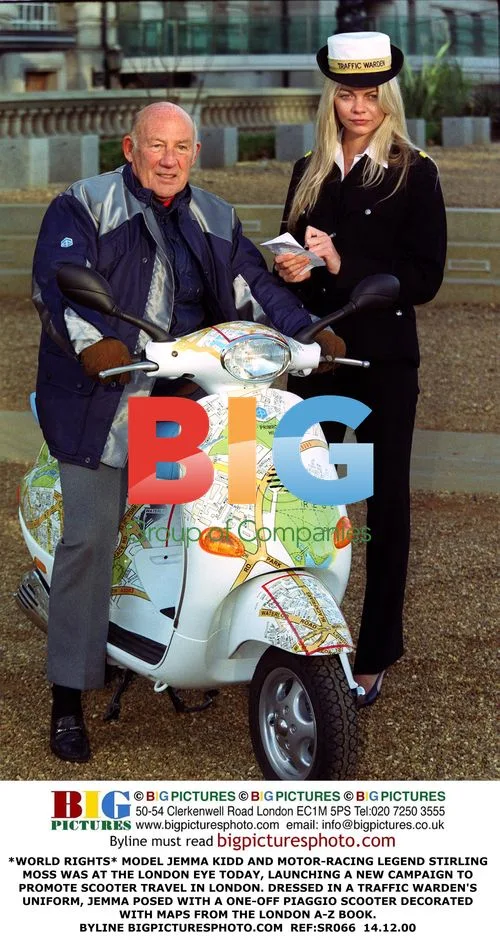 Jemma Kidd and Stirling Moss Launch Scooter Campaign
