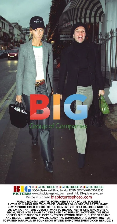 Lady Victoria Hervey and Friend Lili Maltese Spotted Outside London's San Lorenzo
