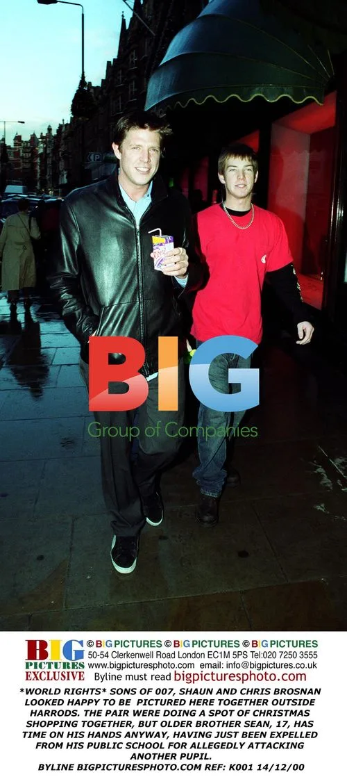 Shaun and Chris Brosnan at Harrods
