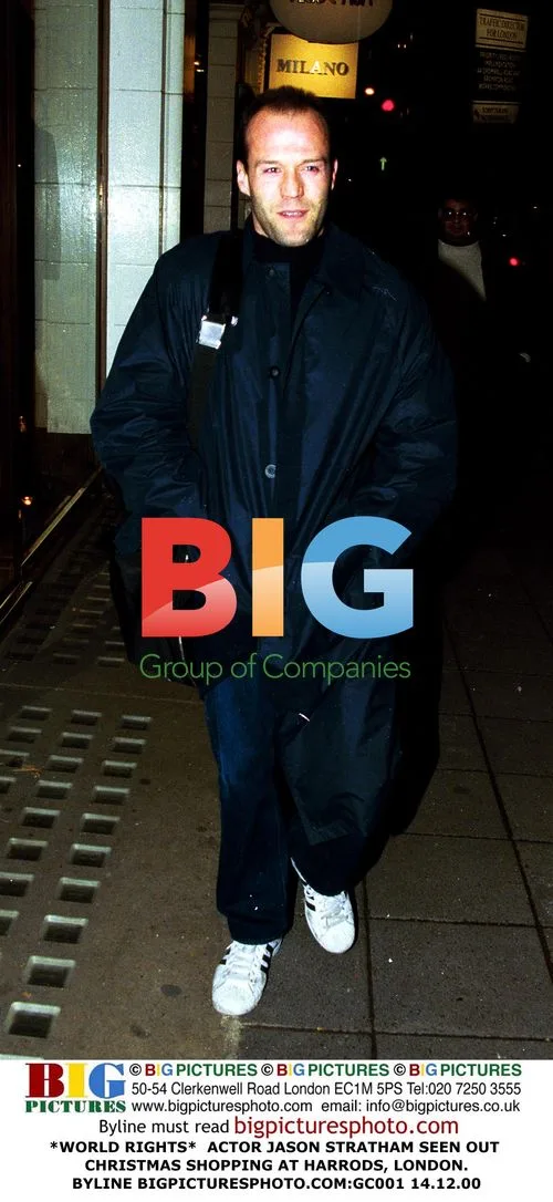 Jason Statham Christmas Shopping at Harrods