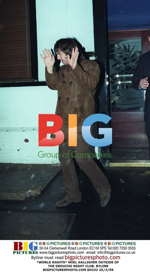 Noel Galligher outside Groucho Club