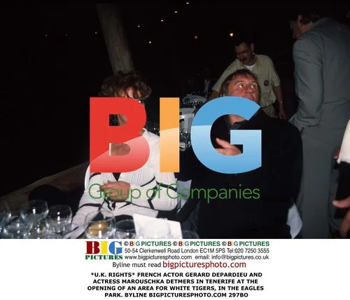 Depardieu and Detmers at White Tigers Opening