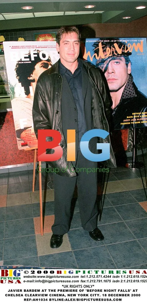 Javier Bardem at 'Before Night Falls' Premiere