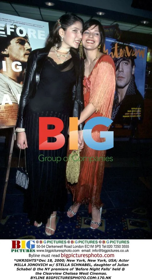 Milla Jonovich with Stella Schnabel