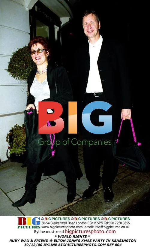 Ruby Wax & Friend at Elton John's Party