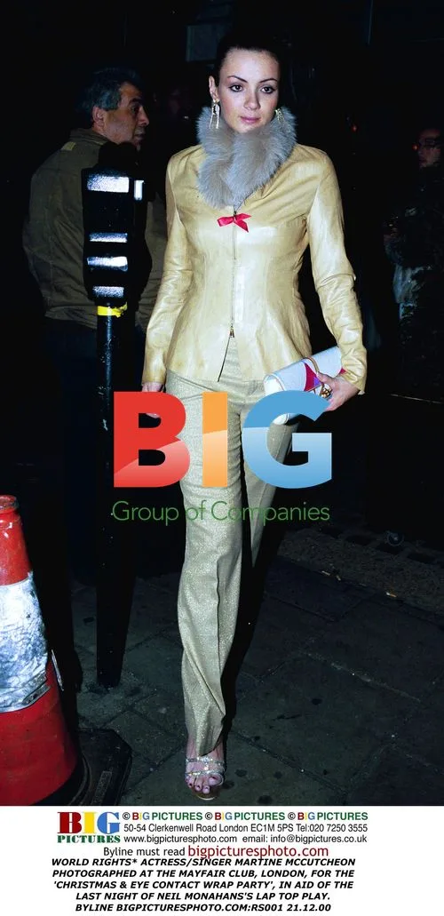 Martine McCutcheon at Christmas Party