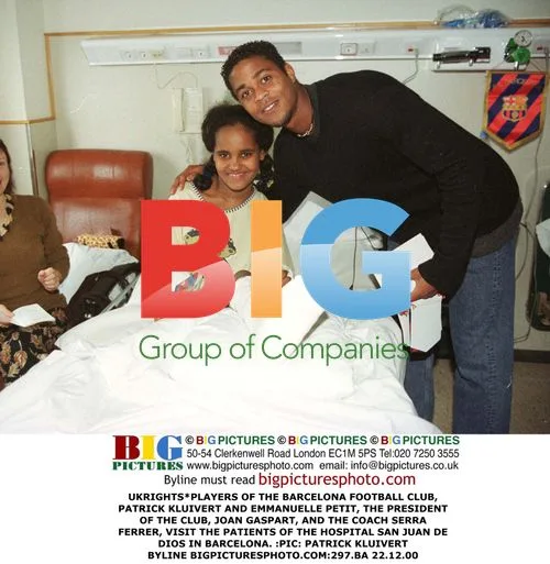 Barcelona FC Players Visit Hospital