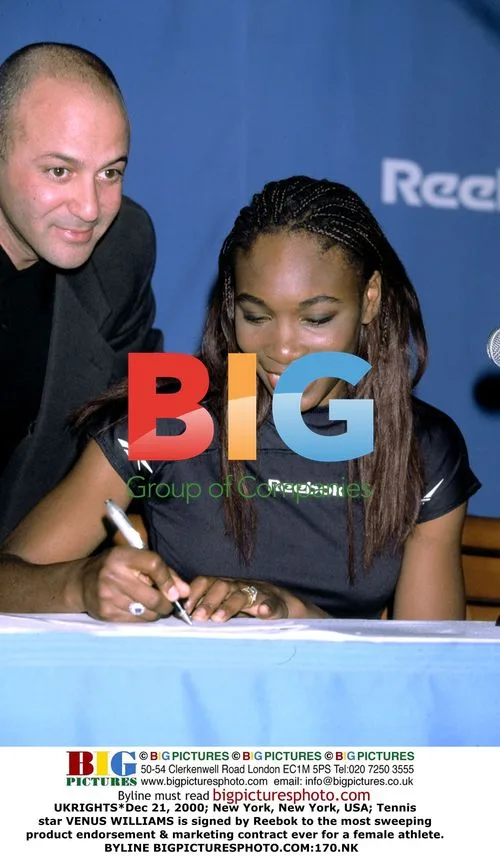Venus Williams signs Reebok endorsement contract