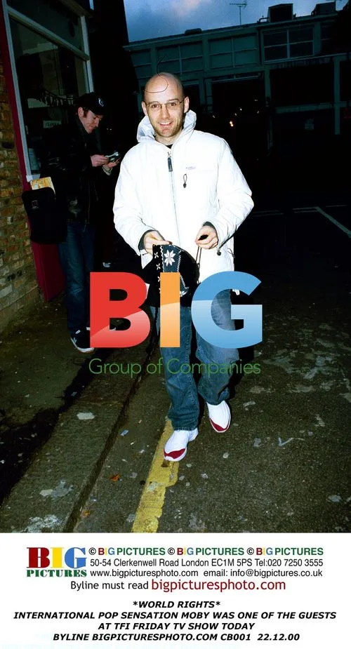 Moby at TFI Friday TV Show