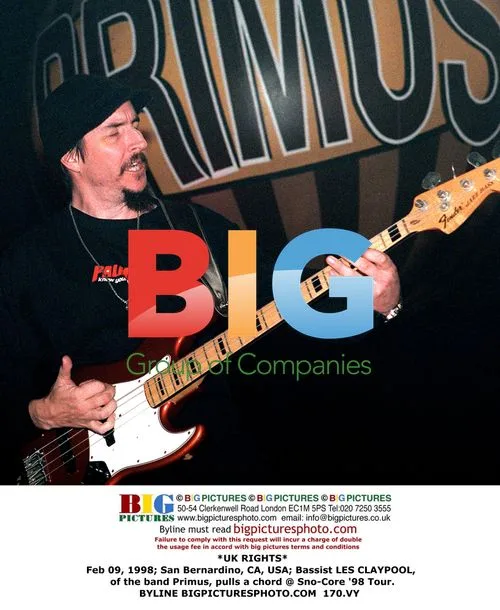 Primus Bassist Les Claypool at Sno-Core '98 Tour