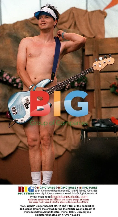 Singer Mark Hoppus of Blink 182 at KROQ Weenie Roast