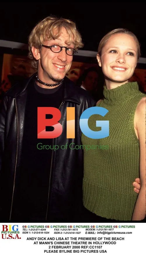 ANDY DICK AND LISA AT THE BEACH PREMIERE