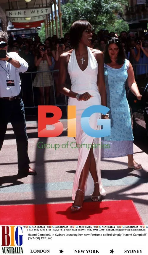NAOMI CAMPBELL LAUNCHES NEW PERFUME IN SYDNEY