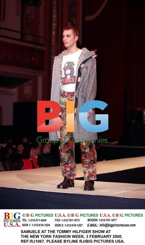 Samuele at Tommy Hilfiger Show