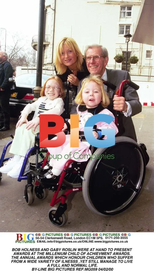 Bob Holness and Gaby Roslin at Millennium Child Awards