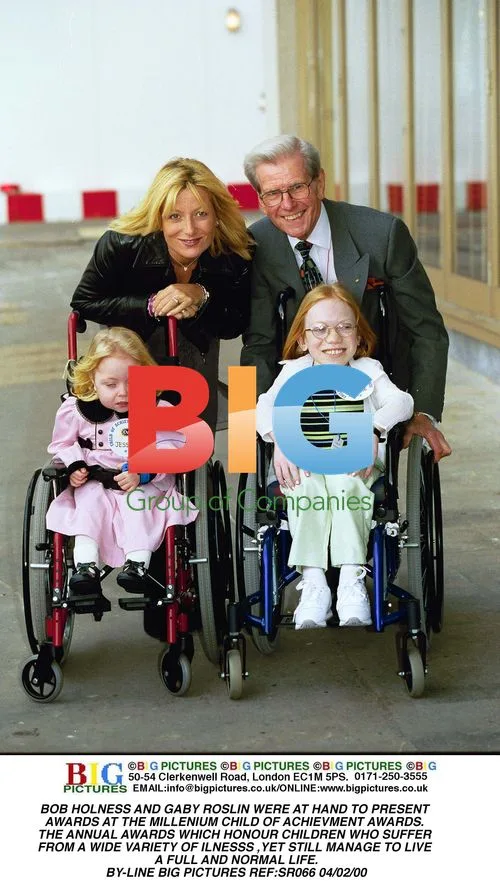 BOB HOLNESS AND GABY ROSLIN AT CHILD AWARDS