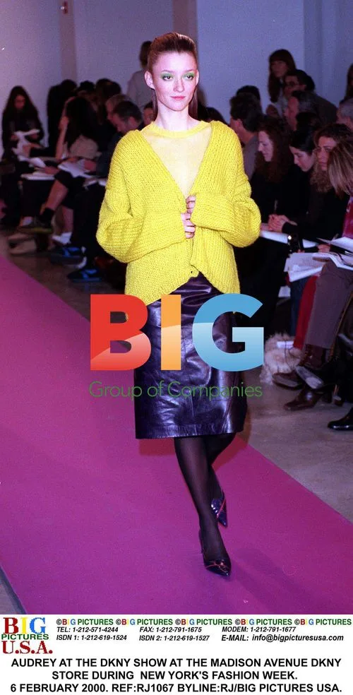 Audrey at DKNY Show during Fashion Week