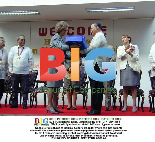 Queen Sofia Visits Manila Hospital