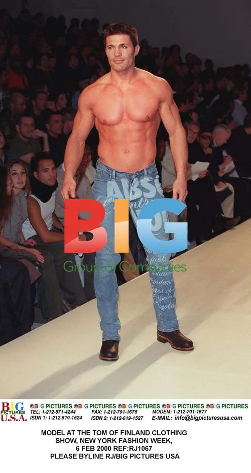 Model at Tom of Finland Fashion Show