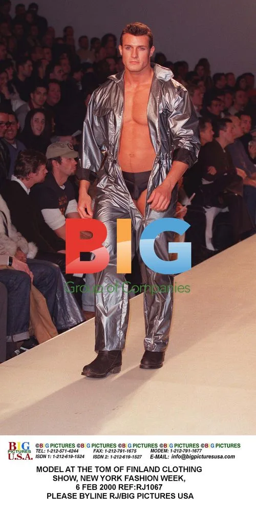 Model at Tom of Finland Clothing Show