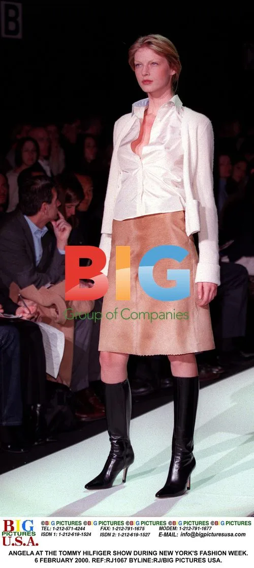 Angela at Tommy Hilfiger Fashion Show