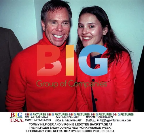 Tommy Hilfiger and Virginie Ledoyen Backstage