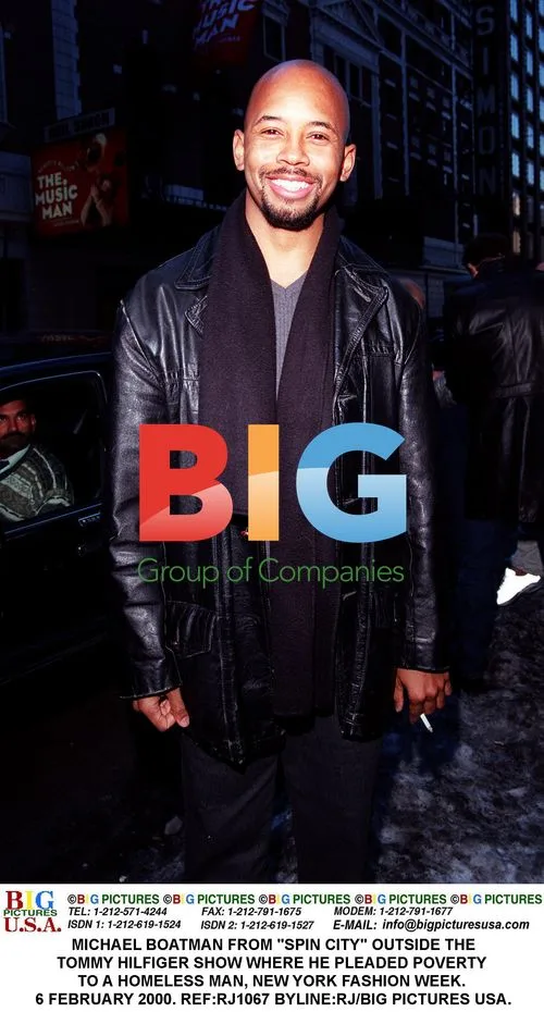 Michael Boatman at Tommy Hilfiger Show