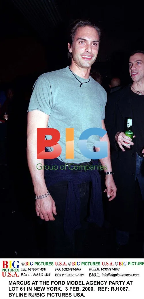 Marcus at the Ford Model Agency Party