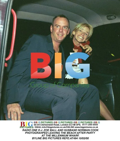 Zoe Ball and Norman Cook leave party