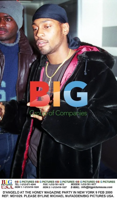 D'Angelo at Honey Magazine Party