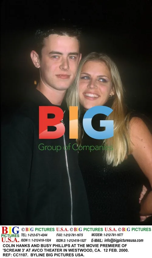 Colin Hanks and Busy Philips at 'Scream 3' Premiere