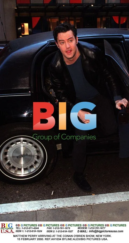 MATTHEW PERRY ARRIVING AT CONAN O'BRIEN SHOW