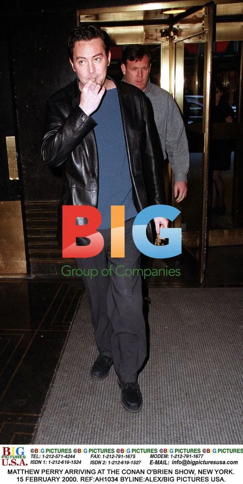 MATTHEW PERRY AT CONAN O'BRIEN SHOW, NEW YORK