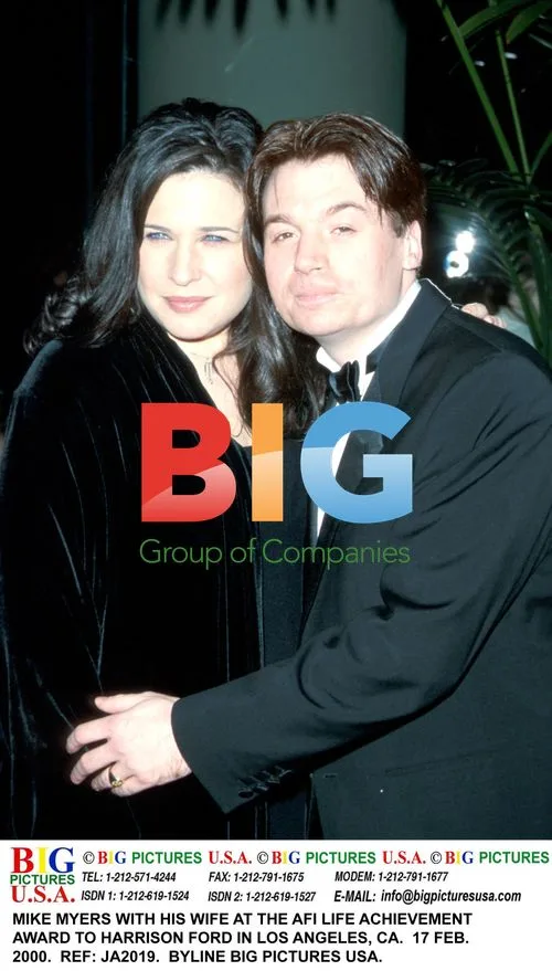 MIKE MYERS WITH WIFE AT AFI AWARD FOR HARRISON FORD