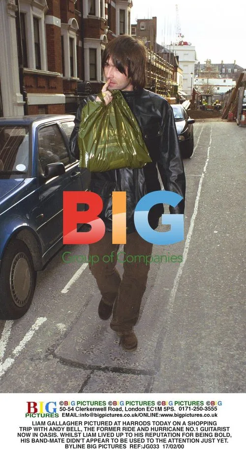 Liam Gallagher and Andy Bell Shopping at Harrods