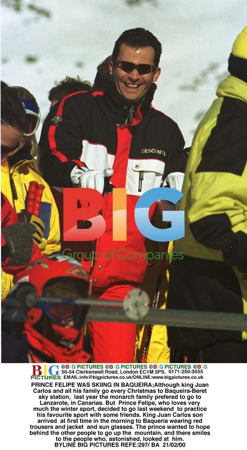 Prince Felipe Skis in Baqueira