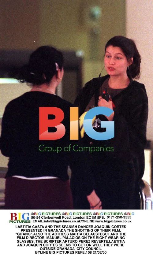 Laetitia Casta and Joaquin Cortes Promote "Gitano"