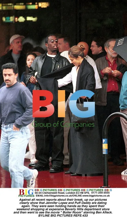 Jennifer Lopez and Puff Daddy Seen Together